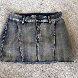 Denim Y2K Mini Skirt